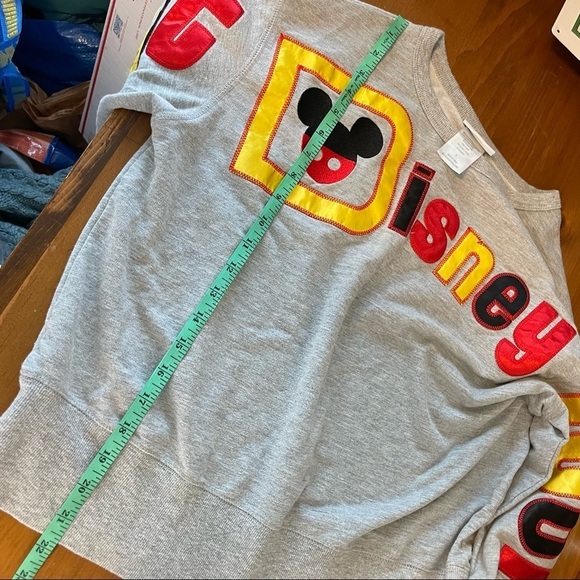Walt Disney World Disney Parks Mickey Mouse Patched Pullover - Picture 7 of 8